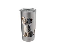 Snow Leopard Panther Big Cats Panthers Cute Snow Leopards Stainless Steel Insulated Tumbler