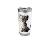 Snow Leopard Panther Big Cats Panthers Cute Snow Leopards Stainless Steel Insulated Tumbler