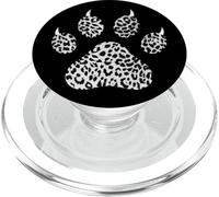 Snow Leopard Paw Print With Claws - Fierce Cheetah Pattern PopSockets PopGrip for MagSafe