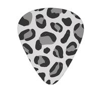 Snow Leopard Print,12 Pcs Guitar Pick,3 Different Thickness Plectrums for Acoustic Guitar Bass Ukulele (0.46mm 0.96mm 0.71mm)