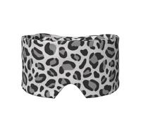Snow Leopard Print, Full Eye Covers Light Blocking Eye Mask Sleep Eye and Ear Muffs