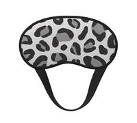 Snow Leopard Print, Full Eye Covers Light Blocking Eye Masks Blackout Sleep Eye Muffs