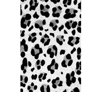 Snow Leopard Print Notebook: 110 Page College Ruled Notebook For Multiple Uses Including General Notes, Shopping Lists, To-Do Lists, Messages, and More