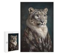 Snow Leopard Renaissance - Decorative Wooden Puzzle, 1000 PCS, New Year Puzzle Gift - to Assemble, Frame And Display