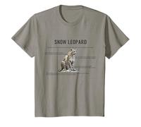 Snow Leopard Smart Design For Boys And Girls T-Shirt