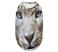 Snow Leopard - Snow Ghost Pets Shirt Vest Cute Dog Tank Top Soft Sleeveless T-Shirt for Puppy Kitty Cats XL