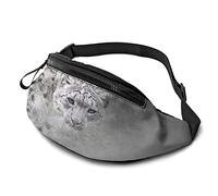 Snow Leopard Snowing Fanny Pack for Women Men Fashion Waist Bag Hip Bum Bag with Adjustable Belt for Travel Outdoors Sports Running