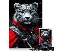 Snow Leopard Warrior Jigsaw Puzzles for Teenagers 1000 Piece Thought Toy Calm Escape Precise Edge Amazing Present (50x75cm)