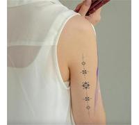 Snow Love Herbal Temporary Tattoo Stickers - Waterproof, Suitable For Women's Arms, Collarbone, And Wrist 2 Weeks,Fake Tattoos