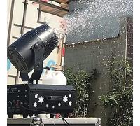 Snow Machine 2000W for Outdoors, 90° Remote Control Fake Snow Maker for Christmas, Weddings, Halloween, DJ Stage Effects, Powerful Winter Wonderland Atmosphere