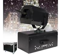 Snow Machine, 2000W Indoor/Outdoor Snow Maker with 120° Oscillating Head, Remote & Wired Control, Covers 100㎡, 40 Min Continuous Spray for Christmas & Events