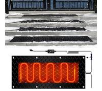 Snow Melting Mat for Outdoor Stairs, Doorways & Walkways - Anti-Skid Rubber Mat for Rapid Snow & Ice Removal(30x150cmx1Pcs)