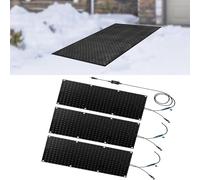 Snow Melting Mat - Outdoor Anti-Slip Snow Melting Walkway Mat with Power Cord for Safe Winter Pathways(40x160cmx3Pcs)