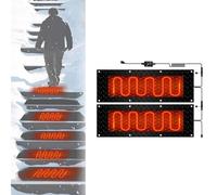 Snow Melting Mats - Anti-Slip, Waterproof Electric Mats for Winter Snow and Ice Removal (3 Pcs 40x160cm/15.7x63in)(25.4x90cmx2Pcs)