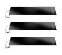 Snow Melting Mats for Outdoor, 1.5m Power Cord Snow Melting Pads Graphenmaterial Heated Removal Mat 45℃ Rapid and Even Heating Floor Mat Heated Rug Customizable for Rooftop Three Pieces(14"*98.4")