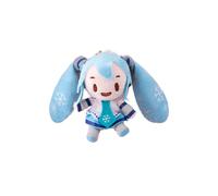 (Snow Miku) Plush Miku Hatsune Toys Snow Sakura Keychains Pendants Bag Decor Gifts Dolls Fan