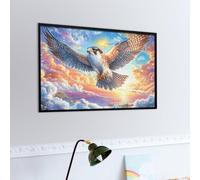 Snow Mountain Cloud Sea Bald Eagle 1000 Piece Jigsaw Puzzle for Adults Teens Wildlife Jigsaw Office Stress Buster Whimsical Design Thoughtful Birthday Present Creative Home 1000 PCS