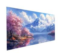 Snow Mountain Diamond Art Kits Adults, Landscape Diamond Painting Kit, Square Full Drill Paint by Numbers for Adults 12x24in, Crystal Art Rhinestones Embroidery Cross Stitch Artwork, Gifts Model-13442