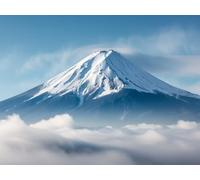 Snow Mountain DIY Diamond Art, Cloud 5D Diamond Painting Kits for Adults, Full Drill Crystal Art Kits for Adults, Cross Stitch Embroidery Crafts Pictures, Gifts, Summer Decorations, 20x16in S-4051