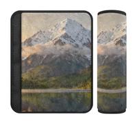 Snow Mountain Lake Sun 2 Pack seat Belt Strap, Release Stress to Your Neck and Shoulders, seat Belt Shoulder pad