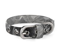 Snow Mountain Lone Wolf Dog Collar Adjustable Soft and Comfortable Puppy Collars with Metal Buckle Pet Collar for Small Medium Pet