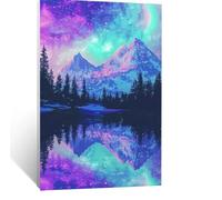 Snow Mountain Paint by Numbers for Adults Landscape Painting by Numbers Canvas for Children Wall Art Supplies 32x40 in, DIY Waterproof Canvas Painting Adult Crafts for Room Decor Gifts LSJ-7917