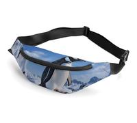Snow Mountain Penguin Fanny Pack Fanny Packs for Women Men Waist Bag Mens Fanny Pack Womens Fanny Pack Fanny Pack Men Running Fanny Pack Small Fanny Packs for Women, style, 36*15cm