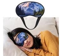 Snow Mountain Sleep Mask for Women Men Blackout Eye Masks for Sleeping Blindfold Sleep Mask Side Sleeper Eye Cover for Meditation Light Blocking Travel Essentials