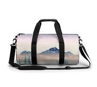 Snow Mountain Sport Duffel Bag Gym Bag Weekend Overnight Bag for Travel Camping Hiking Beach 45x23x23cm