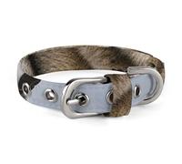 Snow Mountain Wild Wolf Dog Collar Adjustable Soft and Comfortable Puppy Collars with Metal Buckle Pet Collar for Small Medium Pet