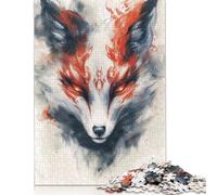 Snow Ocelot Guitar Puzzle 500 Pieces Jigsaws Puzzles Wooden Puzzles Learning Educational Toy 500pcs (52x38cm)