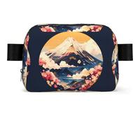 Snow on the Mountain Fanny Pack for Men Women, Water Resistant, Adjustable Crossbody Strap