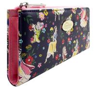 Snow Original White and The 1937 Movie Seven Dwarfs Purse Clutch Coin Pocket & Card Holder, Blue