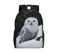 Snow Owl Travel Laptop Backpack Waterproof Lightweight Cute Backpack For Women Men Casual Daypack