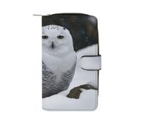Snow Owl Wallet Multifunctional Wallets for Men Compact Wallet Purse Passport Bag