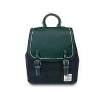SNOW PAW Harris tweed The Mini Jura Backpack (Black Watch)