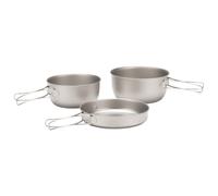 Snow Peak - 3 Piece Titanium Cook Set - Cooking set grey