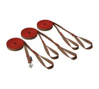 Snow Peak - Adjustable Lead Set - Dog leash red/brown