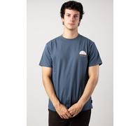 Snow Peak - Alpha Breeze Typography Blue - T-Shirt - blue - XL - 70% Cotton, 30% Polyester,Jersey XL