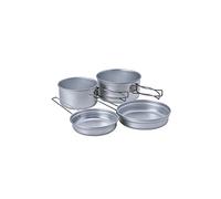 Snow Peak | Aluminium Multi Compact Cooker Set | Camping Pan Set Double