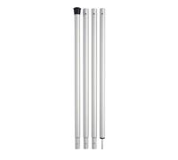Snow Peak Aluminum Wing Pole, 280cm, Lightweight Japanese pole for tarps & shelters, Silver