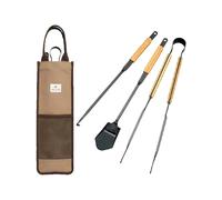 Snow Peak N-024 - Fire Tool Set Pro, Bamboo