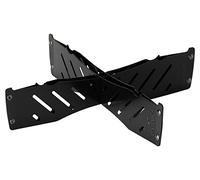 Snow Peak Base Plate Stand, Medium/Large, Black, stand to elevate base plate and firepit for ground protection, for camping and outdoors