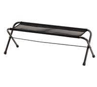 Snow Peak - Folding mesh bench - Mesh Folding Bench Black in Aluminium Black one size