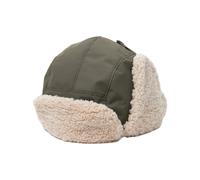 Snow Peak - Cap with sherpa earmuffs - FR Flight Cap Greige for Men - Beige Beige one size