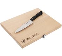 Snow Peak - Cut-out kit - Chopping Board Set Large in Wood - Beige Beige