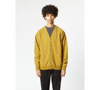 Snow Peak Co/Pe Knit Cardigan - Mustard Yellow - Yellow / M
