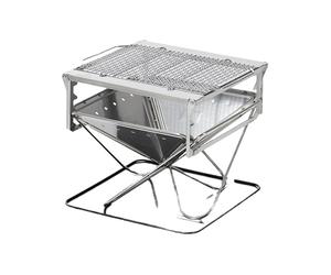 Snow Peak - Compact barbecue - Takibi Fire & Grill - Grey Grey one size
