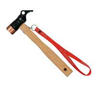 Snow Peak Copper Peg Hammer for Tent Stakes, light weight ergonomic hammer for camping