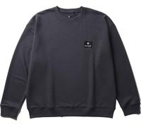 Snow Peak - Cotton Sweatshirt - NSD Square Logo Pullover Charcoal for Men - Size L - Grey Grey L